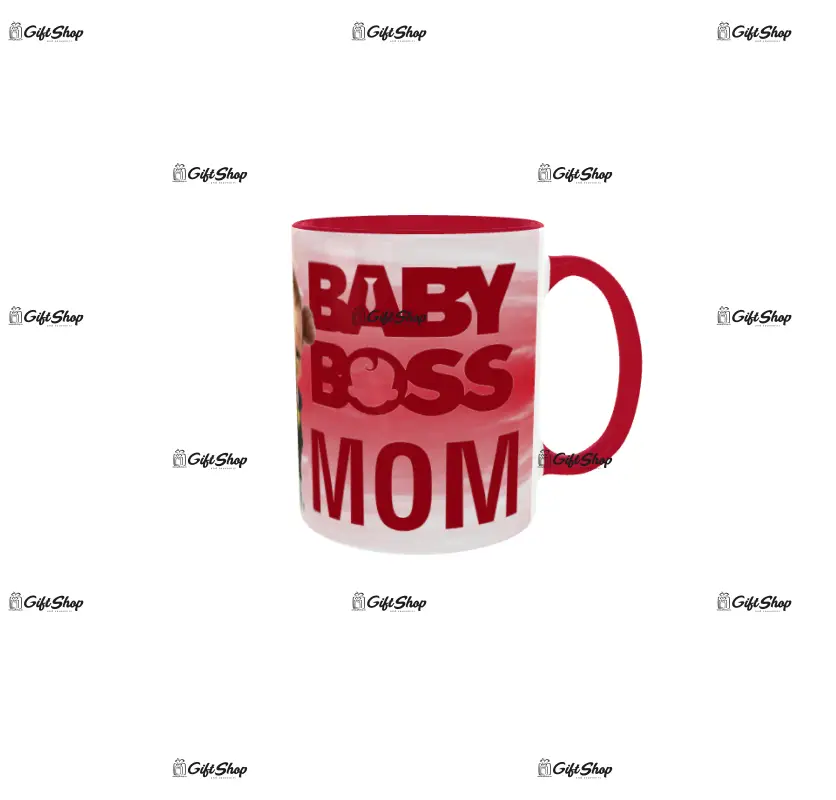 Baby boss mom, cana personalizata cu poza, 330ml, model 3354